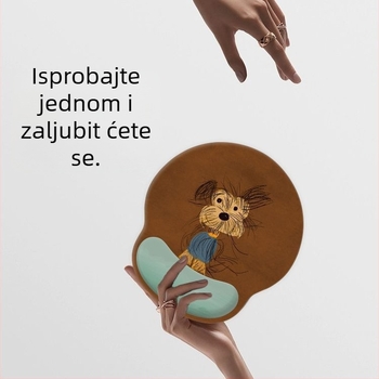 Gumena podloga za zglob miša, mala veličina, s trakom za zglob, tisak, OEM prilagodba, japanski minimalistički stil