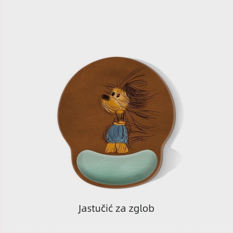 Gumena podloga za zglob miša, mala veličina, s trakom za zglob, tisak, OEM prilagodba, japanski minimalistički stil