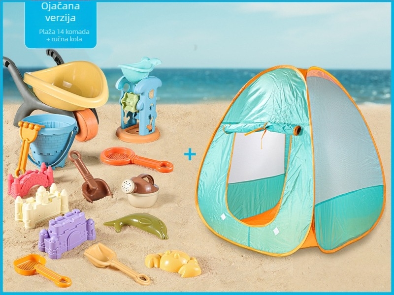 Set alata za kopanje u pijesku na plaži za djecu, plastika, marka Zhibei, za dob djece od 0 do 3 godine (Materijal: plastika; Set: set; Marka: Zhibei; Uzrast: 0–3)