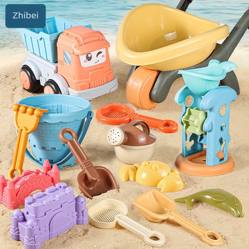 Set alata za kopanje u pijesku na plaži za djecu, plastika, marka Zhibei, za dob djece od 0 do 3 godine (Materijal: plastika; Set: set; Marka: Zhibei; Uzrast: 0–3)
