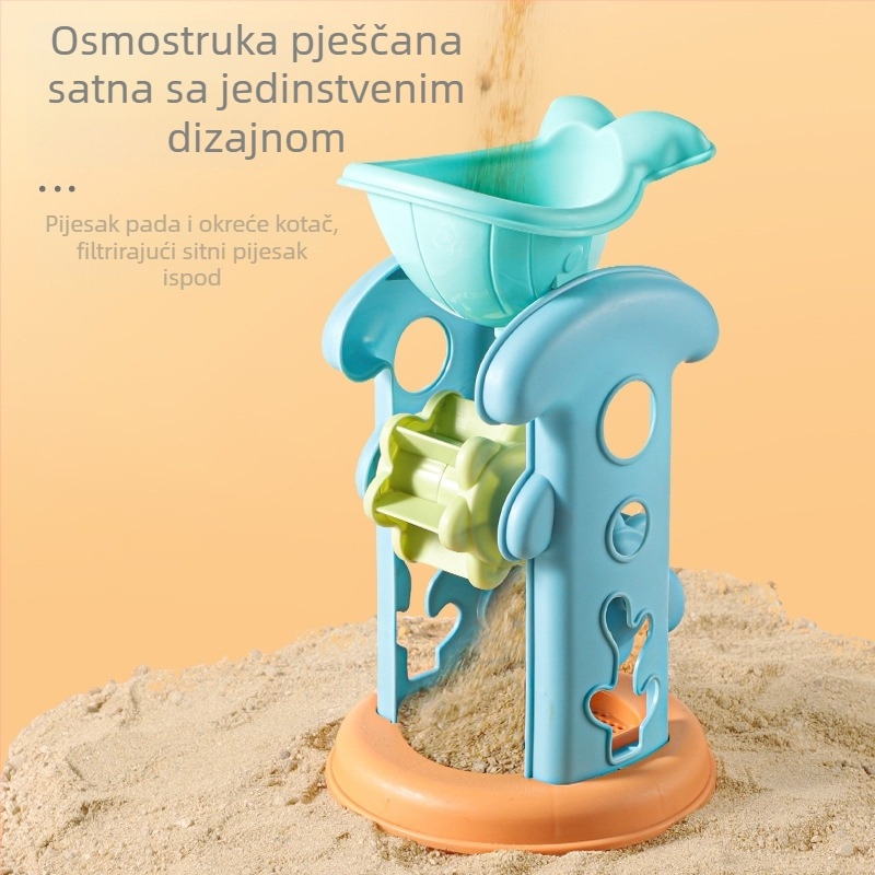 Set alata za kopanje u pijesku na plaži za djecu, plastika, marka Zhibei, za dob djece od 0 do 3 godine (Materijal: plastika; Set: set; Marka: Zhibei; Uzrast: 0–3)