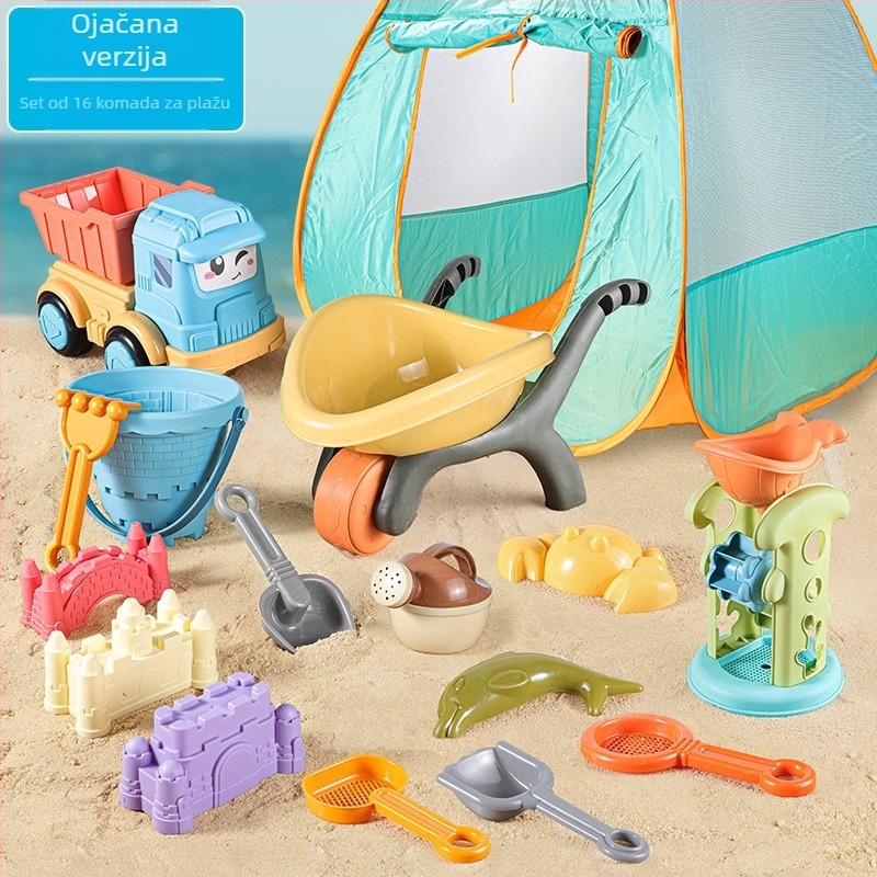 Set alata za kopanje u pijesku na plaži za djecu, plastika, marka Zhibei, za dob djece od 0 do 3 godine (Materijal: plastika; Set: set; Marka: Zhibei; Uzrast: 0–3)