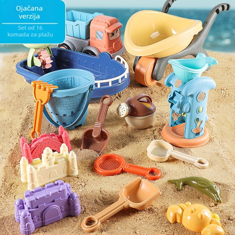Set alata za kopanje u pijesku na plaži za djecu, plastika, marka Zhibei, za dob djece od 0 do 3 godine (Materijal: plastika; Set: set; Marka: Zhibei; Uzrast: 0–3)