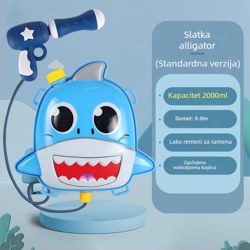 Dječji vodeni pištolj – ABS materijal, pogodno za uzrast 4–6 godina, vodene igre, pakiranje: Opp vrećica