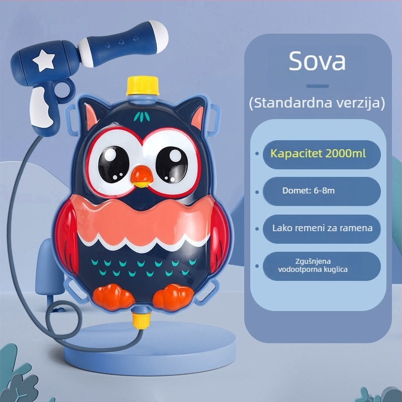 Dječji vodeni pištolj – ABS materijal, pogodno za uzrast 4–6 godina, vodene igre, pakiranje: Opp vrećica