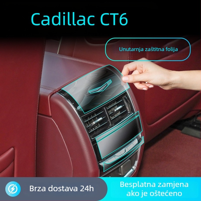 Cadillac CT6 Unutarnje zaštitno staklo za zaslon i otvore za klimatizaciju – kaljeno staklo