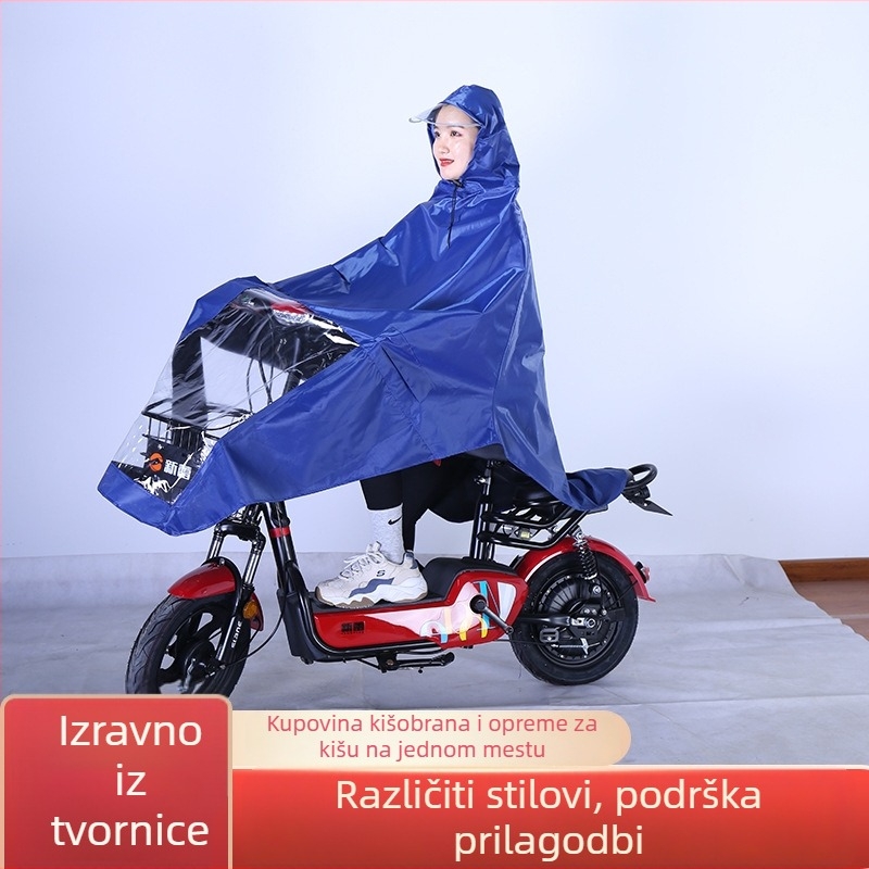 Jednoosobno pončo za bicikl, Oxford platno, PVC vodootporni sloj, za odraslu osobu, jedan korisnik, Marka Yuhang