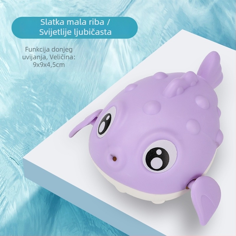 Set igračaka za kupanje djece: crtani žirafa i patka za igru u vodi s okretnoj vodnoj žlicom – Materijal: plast, 3–6 godina, zatvoreno pakiranje, mogućnost prilagođavanja loga