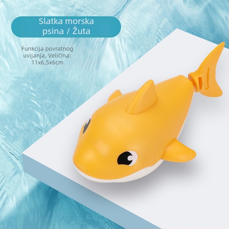 Set igračaka za kupanje djece: crtani žirafa i patka za igru u vodi s okretnoj vodnoj žlicom – Materijal: plast, 3–6 godina, zatvoreno pakiranje, mogućnost prilagođavanja loga