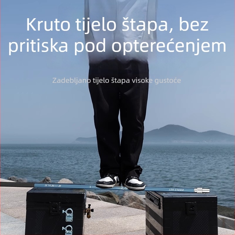 Karbonski štap za mrežu za ribolov – ultra lagan, ultra čvrst, komplet s mrežom i torbom za velike ribe