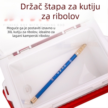 Manulife visoko ugljična teleskopska mrežna štapa za ribolov – lagana, izdržljiva