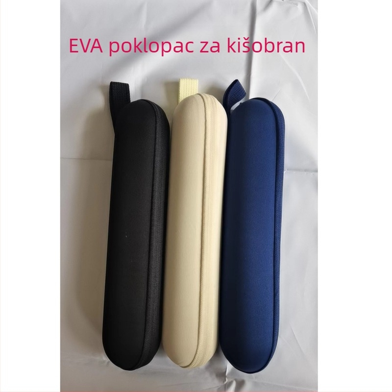 Ultra lagani automatski kišobran sa 6 rebara, aluminijski štap, poliester tkanina 210T, UV zaštita UPF50+