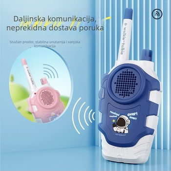 Dječji Walkie-Talkie s prepoznavanjem glasa, baterijsko napajanje, plastično kućište, pogodno za komunikaciju roditelj-dijete (uzrast 7–14)