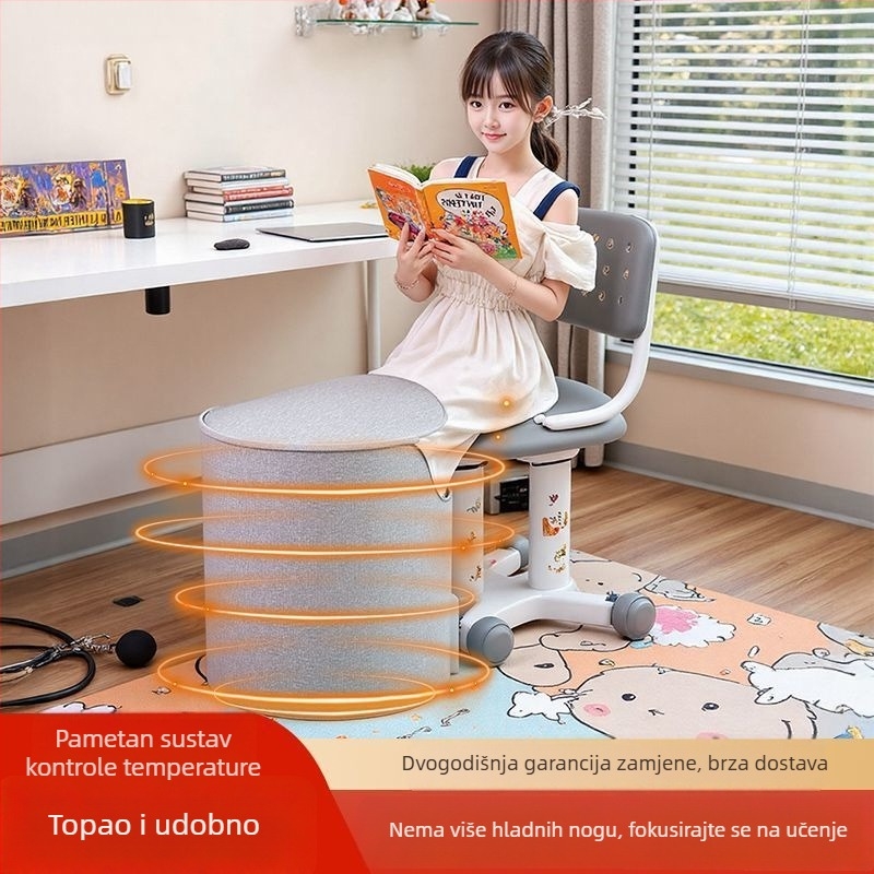 Podložak za grijanje stopala ispod stola - mehanički rad, napajanje iz utičnice, 170V, univerzalno