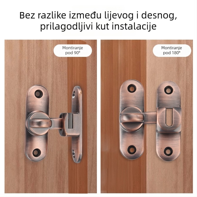 K-tip leptir šaraf za vrata, od cinkovog legura, elektroplating, marka Elaborate