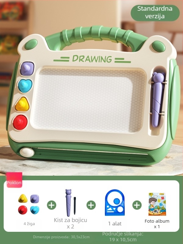 Dječja obrazovna igračka, plastična konstrukcija, razvoj vještina, za djecu 4–6 godina, pakiranje u šarenu kutiju