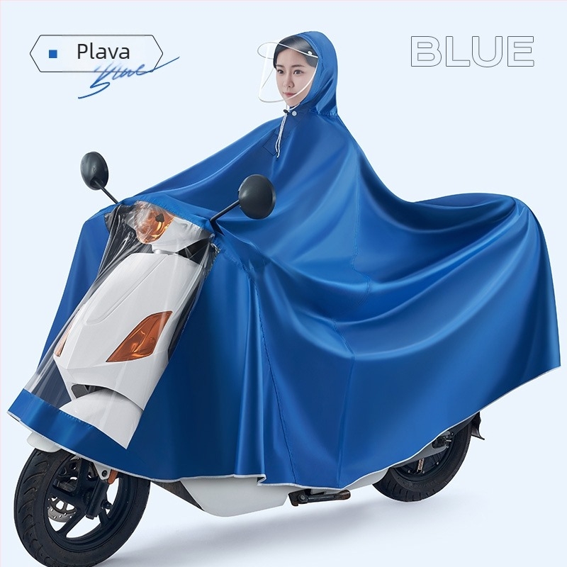 Ciklističko kišno pončo, PVC tkanina, tanak, PU vodootporni sloj, mogućnost tiska loga