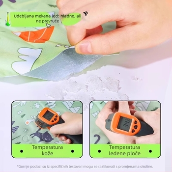 Ledeni madrac s PVC tkaninom i punjenjem od ledenih kristala za hlađenje i prevenciju iscrpljenosti — moderan stil