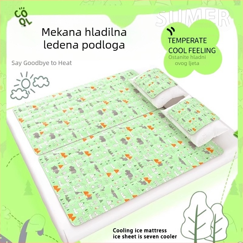 Ledeni madrac s PVC tkaninom i punjenjem od ledenih kristala za hlađenje i prevenciju iscrpljenosti — moderan stil