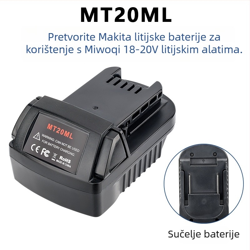 DM18M adapter za Dewei 18-20V bateriju za Makita alat, pretvarač 5V 2.1A