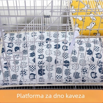 Trostruka debela platforma jastučić za mačju kućicu, obostrani hladni jastuk za spavanje za mačke i pse