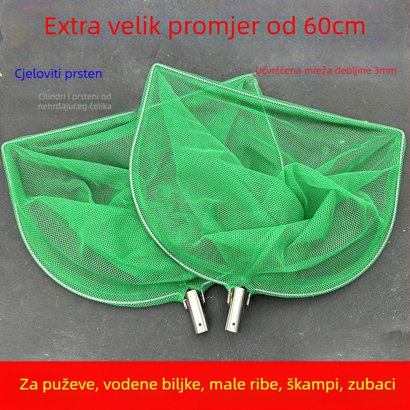 Glava mreže za ribolov od nehrđajućeg čelika, mali otvor oka 0,3 cm