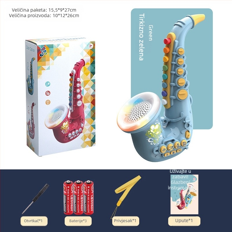 Dječji duvački instrument s osvjetljenjem — Yitong, za djecu 4–6 godina