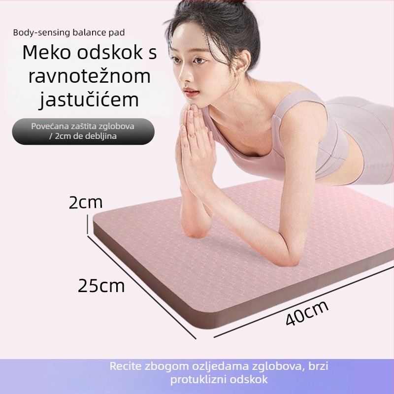 Yoga podloga za koljena, TPE materijal; različite debljine; različite dimenzije; jednostavan dizajn