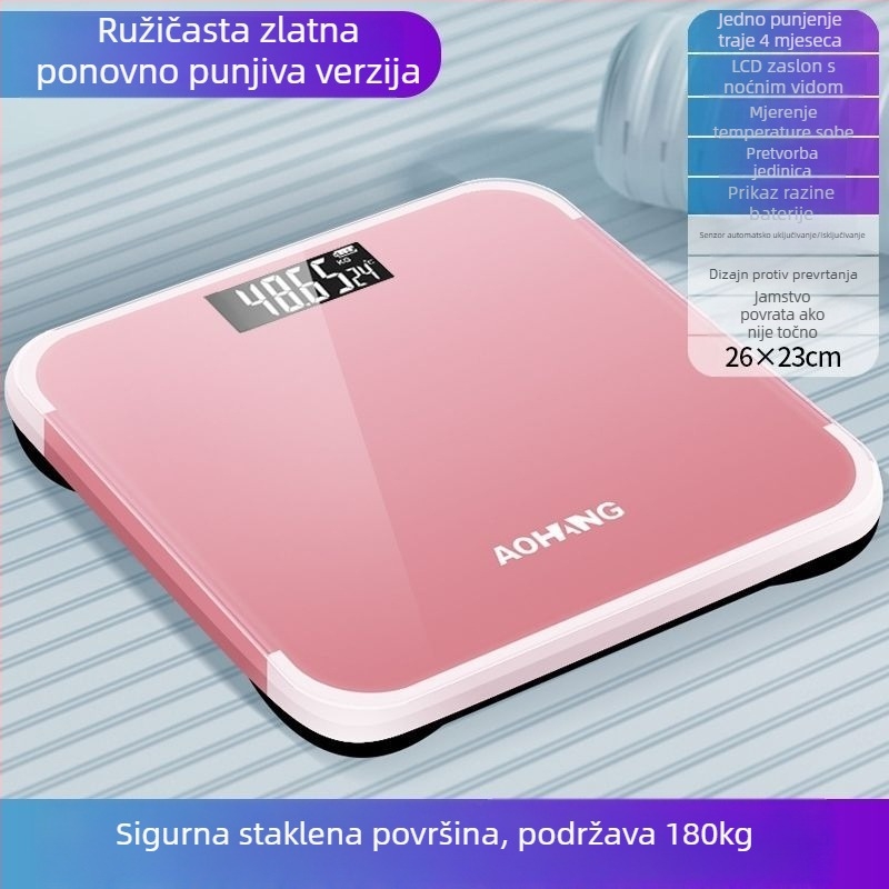 Elektronska vaga za mjerenje tjelesne težine i tjelesne masti za odrasle; opća namjena; maksimalna nosivost: 1; napajanje: detalji