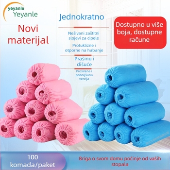 Jednokratne navlake za cipele od netkanog materijala, ojačane – prašine otporne, vodootporne, otporne na blato, otporne na habanje i protuklizne, 3 g debljina