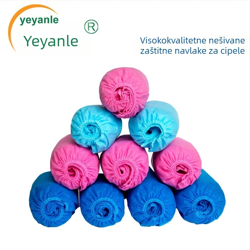 Jednokratne navlake za cipele od netkanog materijala, ojačane – prašine otporne, vodootporne, otporne na blato, otporne na habanje i protuklizne, 3 g debljina