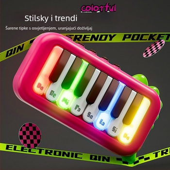 Dječji obrazovni glazbeni set igračaka — Rattle, Hand Drum, Harmonica, Horn; Plastika; Djeca 0–3 godine; 3C certificiranje 2023152202045944