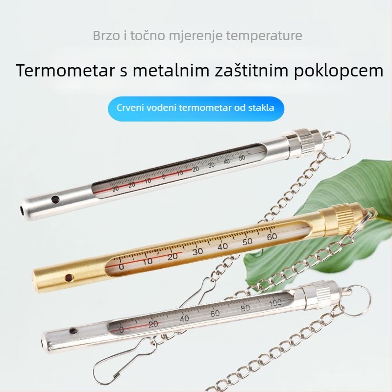 Rudarski termometar s bakrenom i nehrđajućim čeličnim kućištem za mjerenje vodene temperature (Materijal: Drugi; Porijeklo: Drugo; Nije uvoz; Kategorija: Druga; Funkcija: Druga)