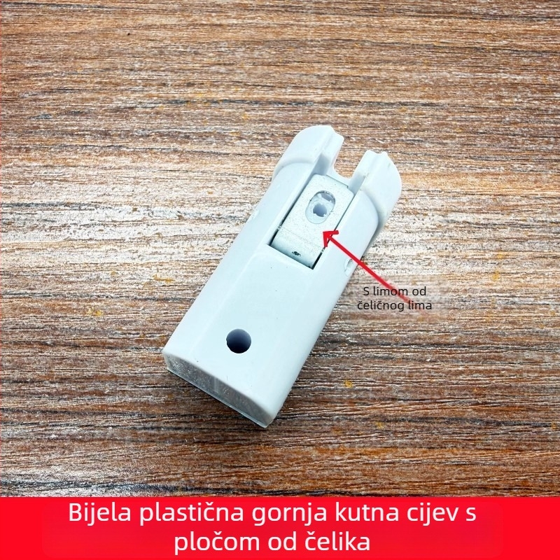 Set kotača za sklopna vrata: gornje kolo i donja klizačica za kupaonice/kuhinjske sklopne vrata, plastični dodatak za cijev, moderni minimalistički stil