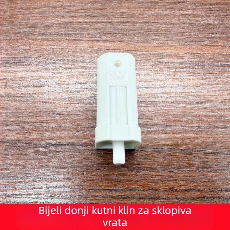 Set kotača za sklopna vrata: gornje kolo i donja klizačica za kupaonice/kuhinjske sklopne vrata, plastični dodatak za cijev, moderni minimalistički stil