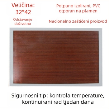 Zagrijavajuće ulošci od prirodne kože, USB napajanje, prikladno za unisex papuče/domaće cipele