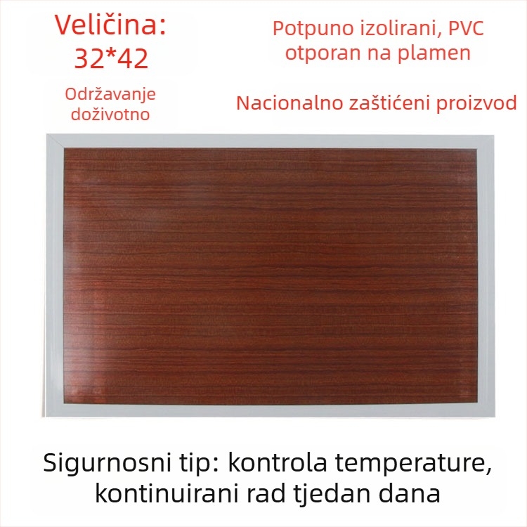 Zagrijavajuće ulošci od prirodne kože, USB napajanje, prikladno za unisex papuče/domaće cipele