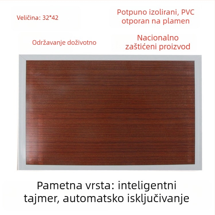 Zagrijavajuće ulošci od prirodne kože, USB napajanje, prikladno za unisex papuče/domaće cipele