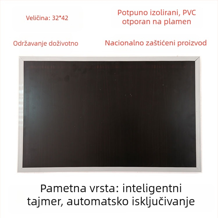 Zagrijavajuće ulošci od prirodne kože, USB napajanje, prikladno za unisex papuče/domaće cipele