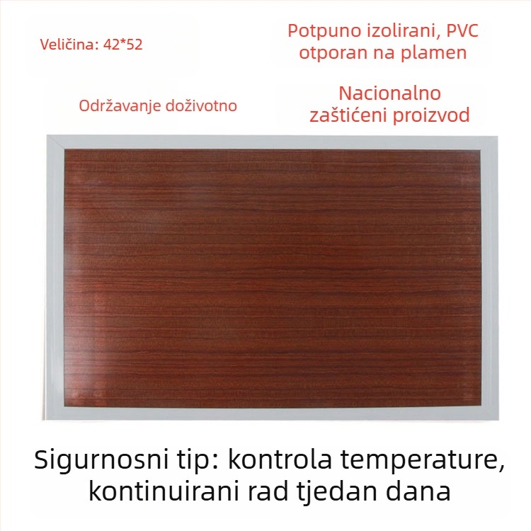 Zagrijavajuće ulošci od prirodne kože, USB napajanje, prikladno za unisex papuče/domaće cipele