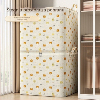 Kutija za pohranu s odjeljkom za ormar – kapacitet 150L, klizni poklopac