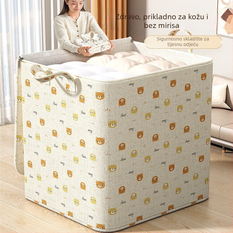 Kutija za pohranu s odjeljkom za ormar – kapacitet 150L, klizni poklopac