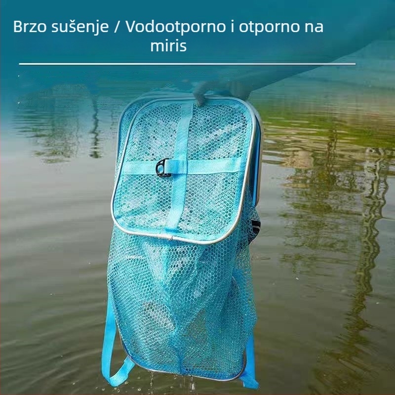 Uniqueity kvadratna zaštita ribe od mreže – sklopiva, prijenosna za ribolov