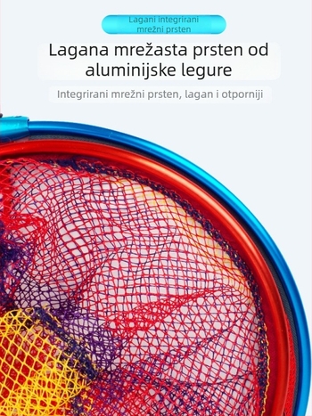 Glava mreže od aluminijskog legura s Nano+ mrežom – fina mreža za ribolov s velikim otvorom za vanjsku upotrebu