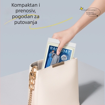 Pončo za kišu s kapuljom, PVC materijal, debeli materijal, za planinarenje