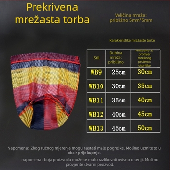 Torba za mrežu za ribolov s anti-zapetljavanjem, mreža 5 mm, Fishing Shura