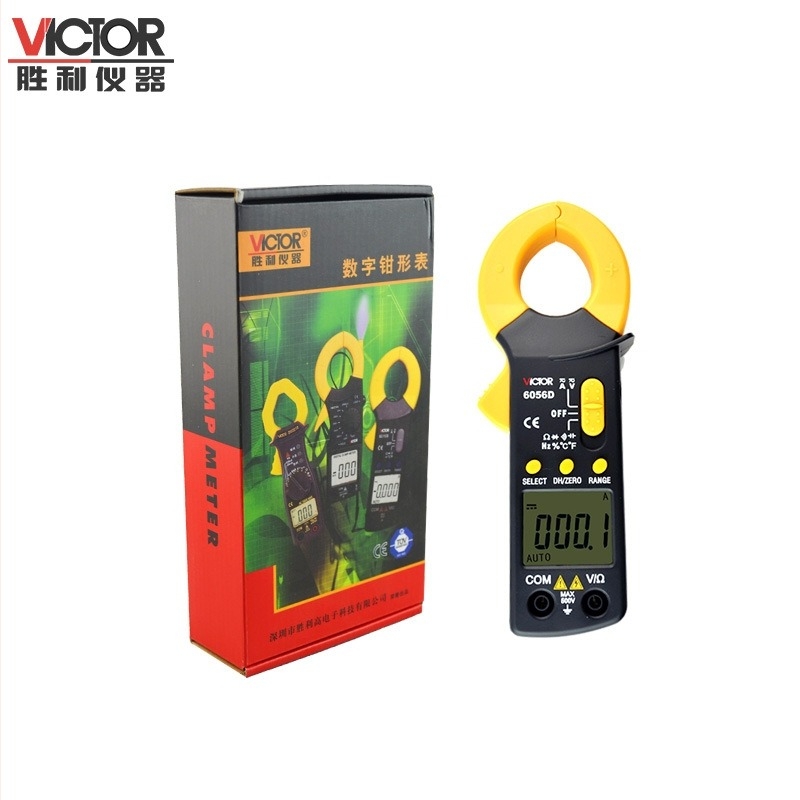Victor VC6056D digitalni kliještni multimetar AC/DC, 600 A, 500 V, 400 Ω