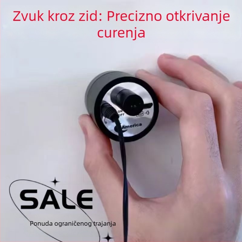 Detektor zvuka za curenje vode u zidovima i cijevima — industrijski bežični detektor za precizno otkrivanje