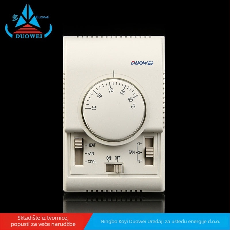 Doway WSK-7D Mehanički termostat za grijanje i hlađenje - unutarnji, 220V, senzor temperature, Ming suit