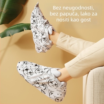 Navlaka za cipele, debela i otporna na habanje od netkanog materijala, za unutarnju upotrebu u čistim prostorima, višekratna upotreba